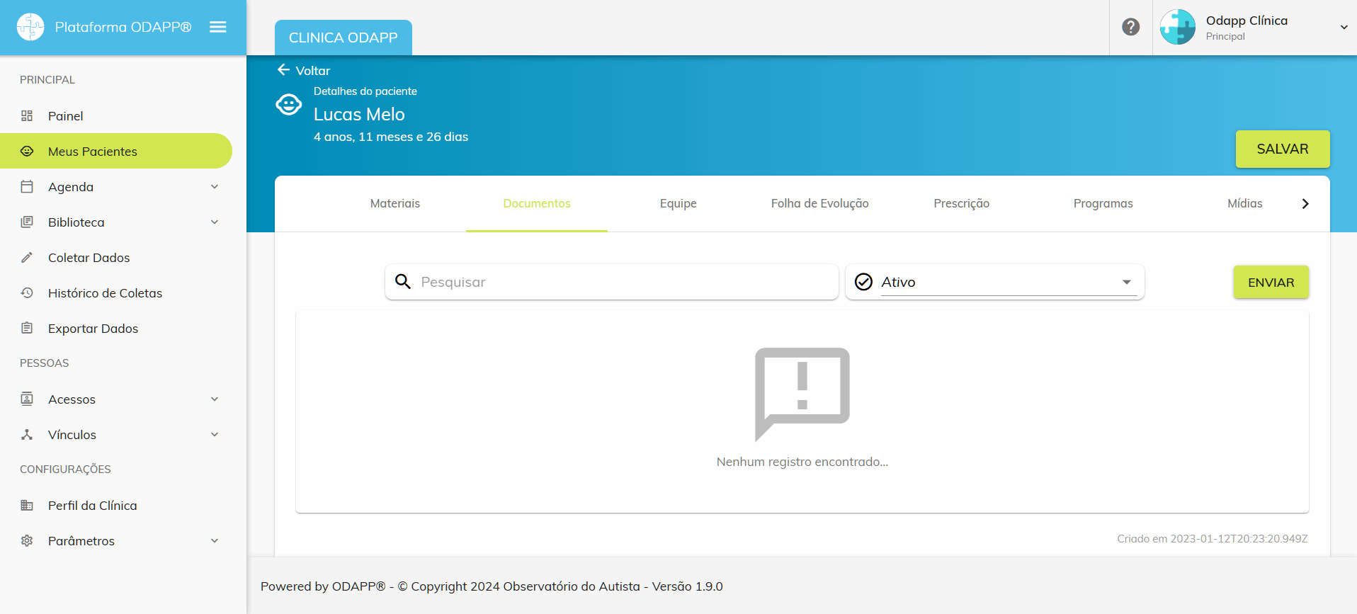 ativar documento