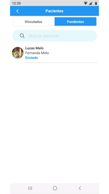 vinculo pendente paciente