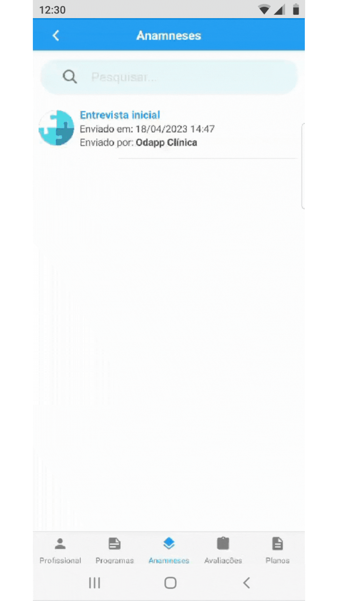 anamnese historico