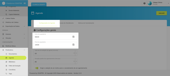 Como personalizar a visualização da agenda 1